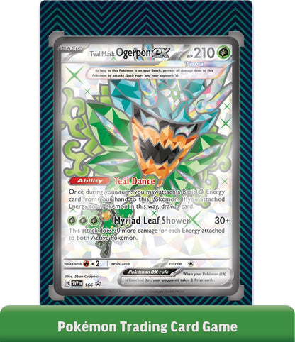 Pokémon TCG:Ogerpon ex Premium Collection (3 Foil Cards & 6 Boosters