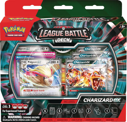 Pokémon TCG: Charizard ex League Battle Deck (1 Ready-to-Play 60-Card Deck Including Charizard ex and Pidgeot ex)