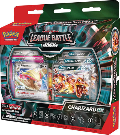 Pokémon TCG: Charizard ex League Battle Deck (1 Ready-to-Play 60-Card Deck Including Charizard ex and Pidgeot ex)