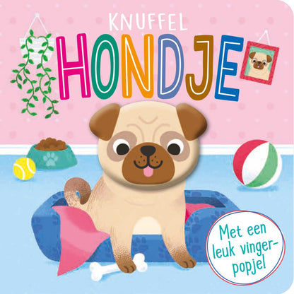 Knuffelhondje: Met een leuk vingerpopje! (Vingerpopboek