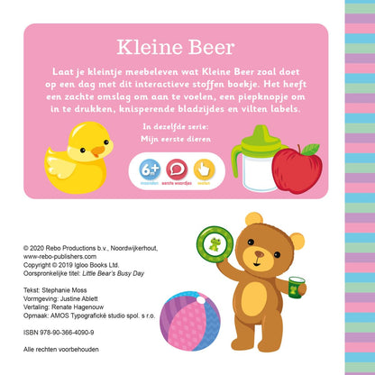 Rebo Publishers - Knisperboekje Mini Me - Kleine Beer