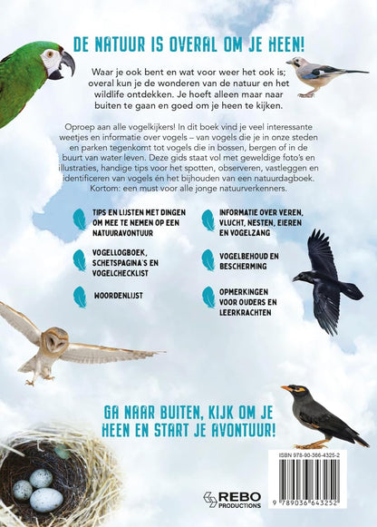 Vogels - Gids en Natuurdagboek voor Kinderen