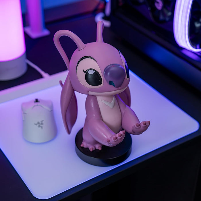 Cable Guys - Disney Angel Stitch Gaming Accessories Holder & Phone Holder for Most Controller (Xbox, Play Station, Nintendo Switch) & Phone