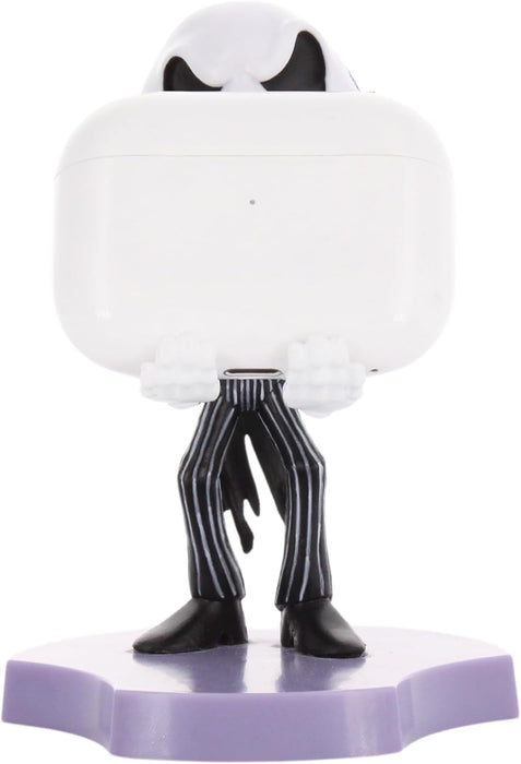 Cable Guys Holdem - The Nightmare Before Christmas Jack Skellington Collectible Small Tech Accessories & Phone Holder/Stand (iPhone, Samsung, Earbuds, Earphones