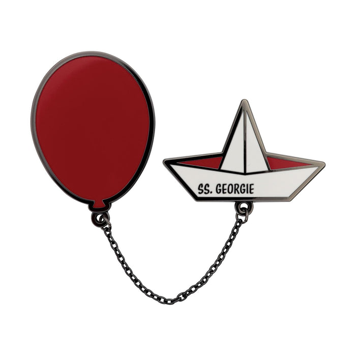 It Pennywise Pin Badge Set of 2 Badges with Connecting Chain