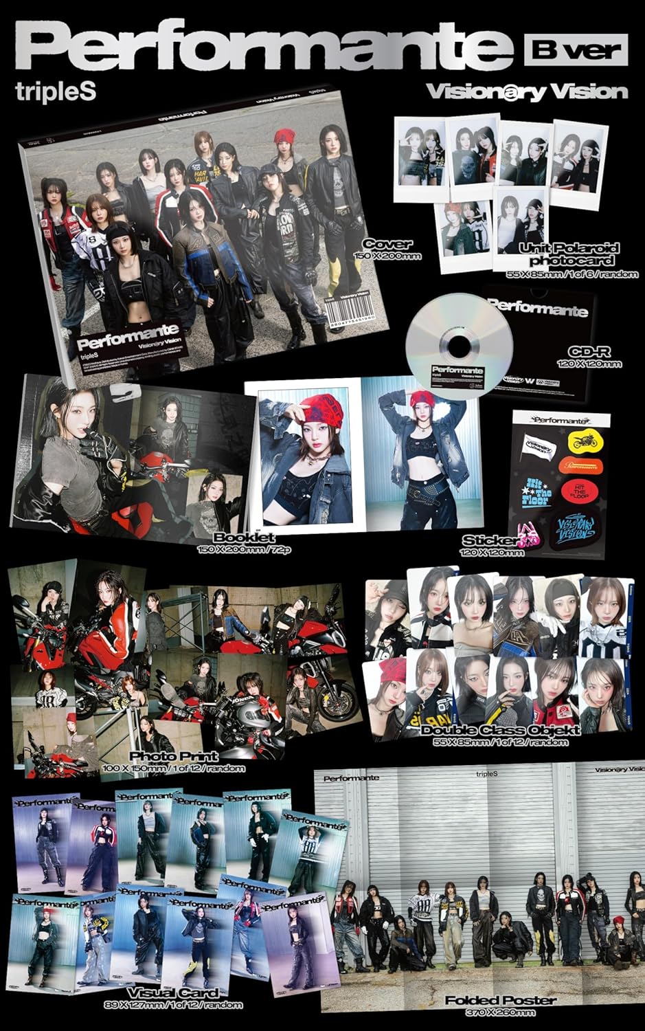 Visionary Vision - incl. Unit Polaroid Photocard, 72pg Booklet, Sticker, Photo Print, Double Class Objekt, Visual Card + Poster