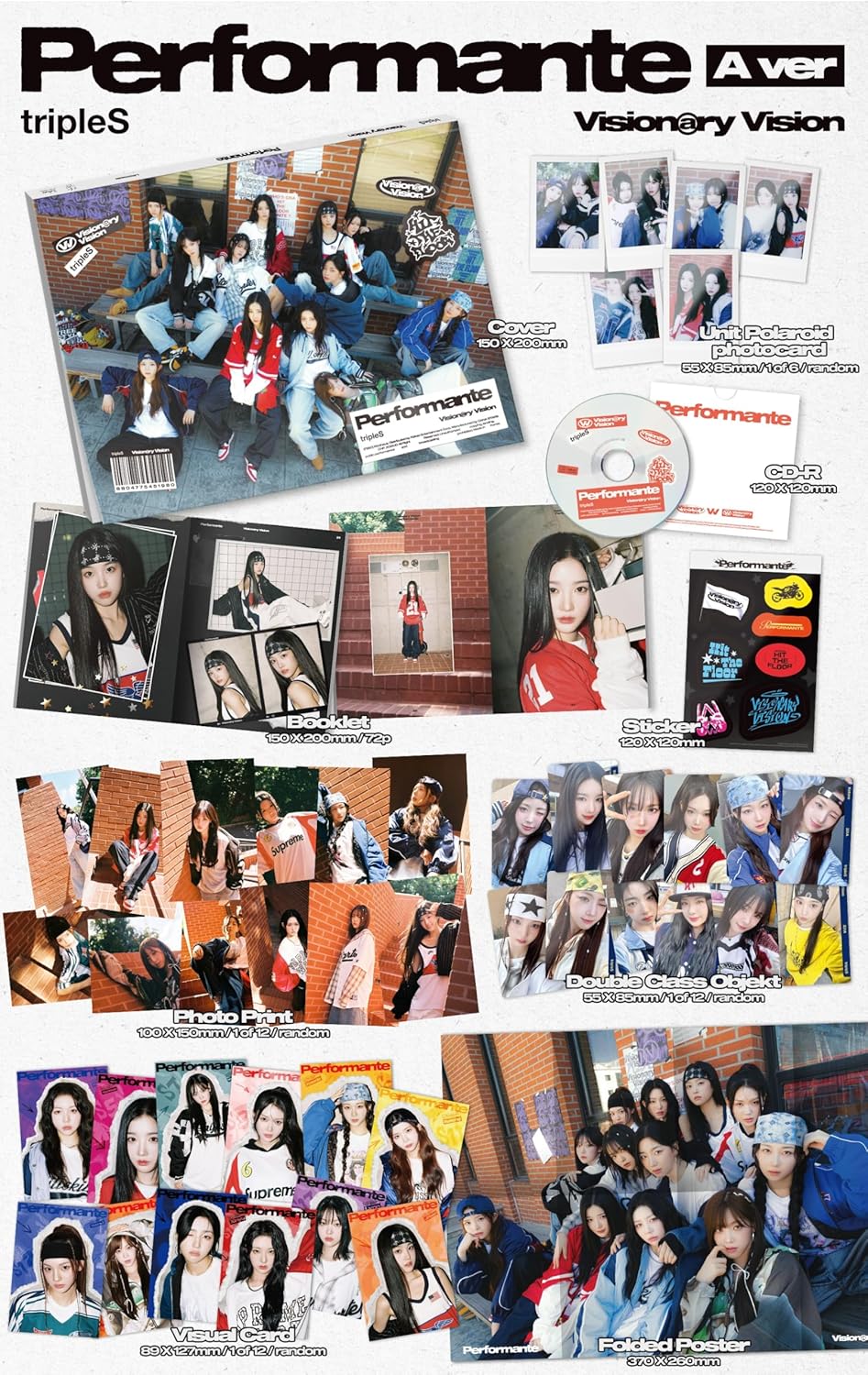 Visionary Vision - incl. Unit Polaroid Photocard, 72pg Booklet, Sticker, Photo Print, Double Class Objekt, Visual Card + Poster