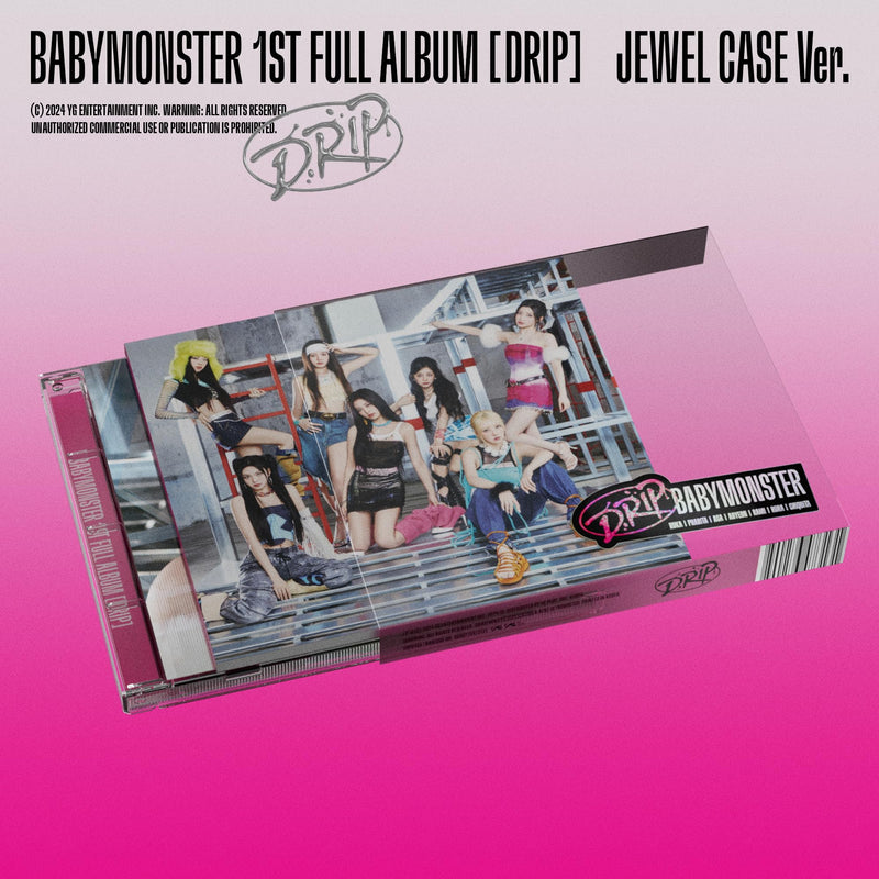 BABYMONSTER 1st FULL ALBUM DRIP JEWEL CASE Ver.（韓国盤）