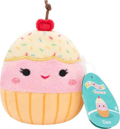 Micromallows SQMM0007 4-Pack – Clara Cupcake, Fifi Fox, Henry Turtle, Melly Milk Carton, Multicolour