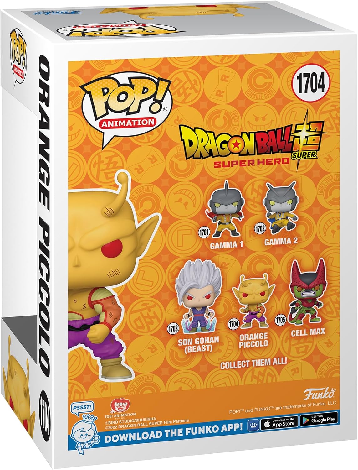 Funko Pop! Animation: DBSSH - Orange Piccolo - Dragon Ball Super Super Hero - Collectable Vinyl Figure - Gift Idea - Official Merchandise - Toys for Kids & Adults - Anime Fans