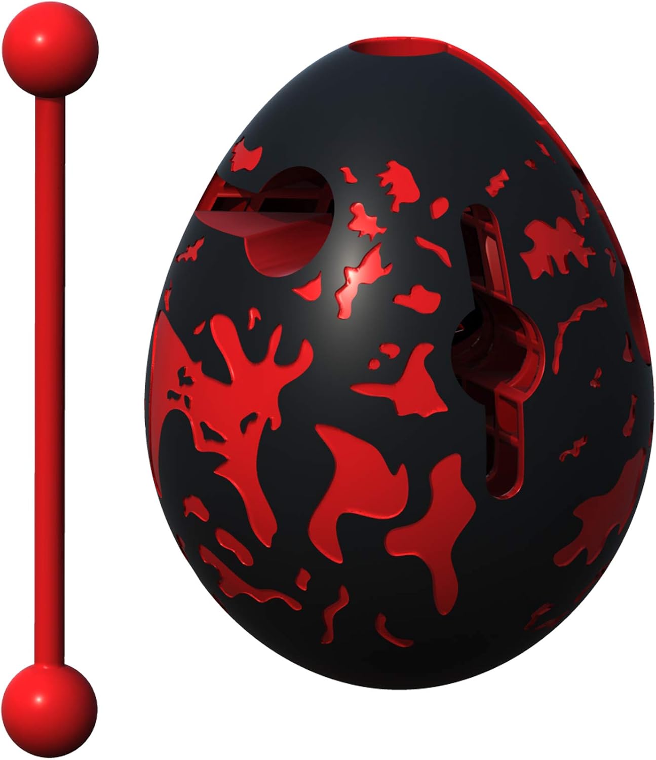 Smart Egg Lava: 3D Maze Puzzle and Educational Toy for Kids, Level 8 (Easy) in a Brain Teaser Series - Challenge and Fun in Solving the Labyrinth inside The Egg