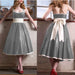 Latex Rubber Sexy Vintage Kleid Elegent Mittellanges Sling Cosplay Kleid 0.4mm (S(B88 W72 H90 cm),Smoke Grey/Rauchgrau)