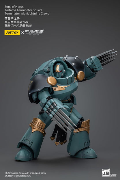Warhammer 40k: Sons of Horus Tartaros Terminator Squad Terminator with Lightning Claws 1:18 Scale Action Figure