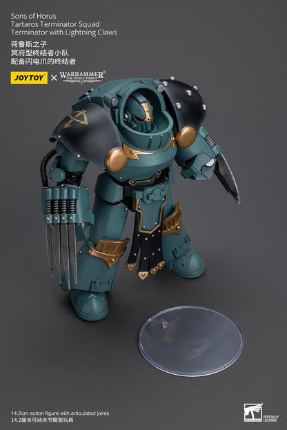 Warhammer 40k: Sons of Horus Tartaros Terminator Squad Terminator with Lightning Claws 1:18 Scale Action Figure