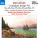 Brahms: Complete Songs: Op. 28, Op. 58, Op. 69 and Op. 72 - Volume 6
