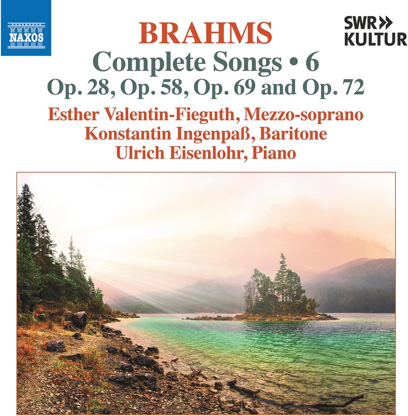 Brahms: Complete Songs: Op. 28, Op. 58, Op. 69 and Op. 72 - Volume 6
