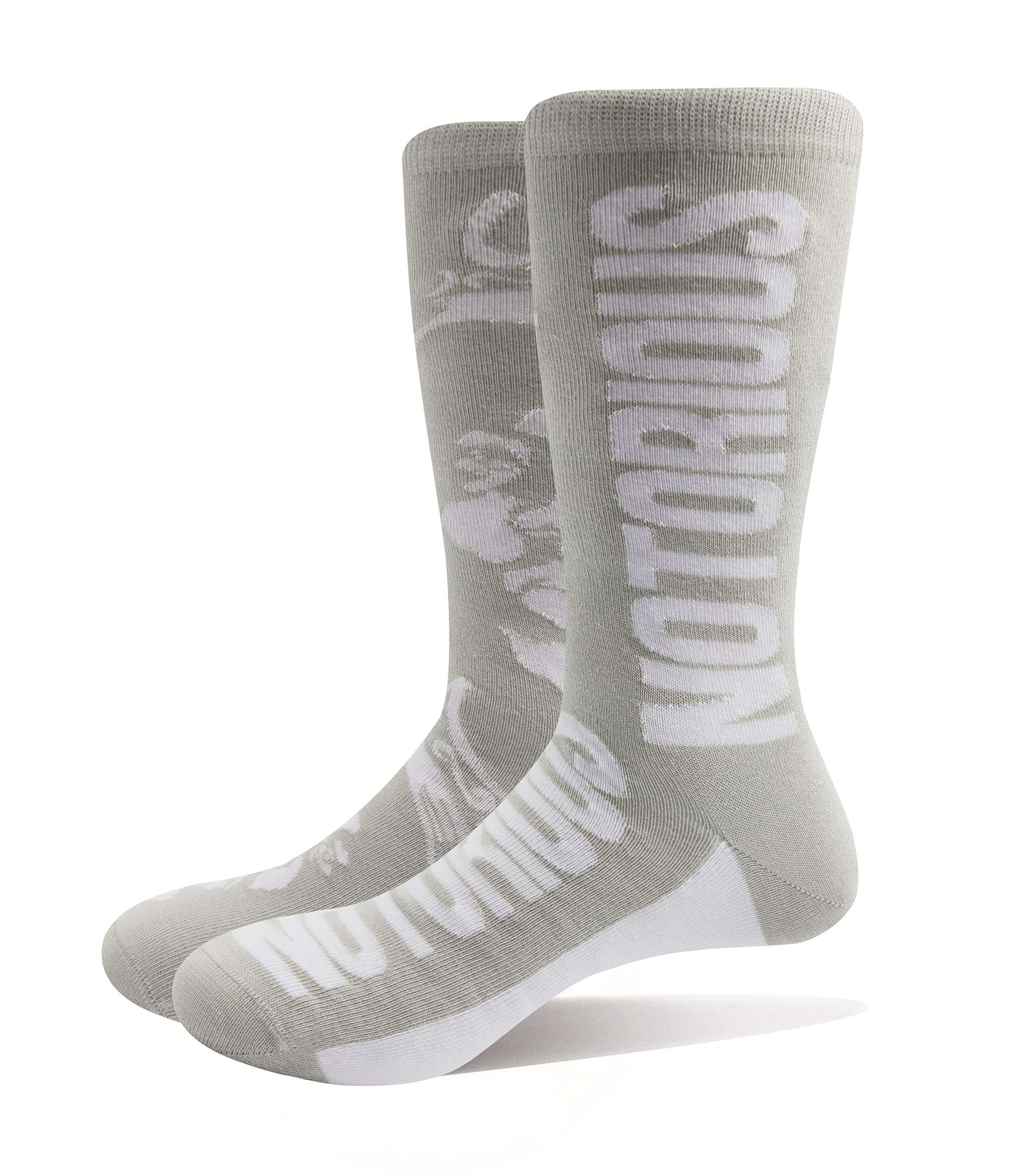 Biggie Smalls Unisex Adult Crown Ankle Socks (7 UK-11 UK) (Grey/White