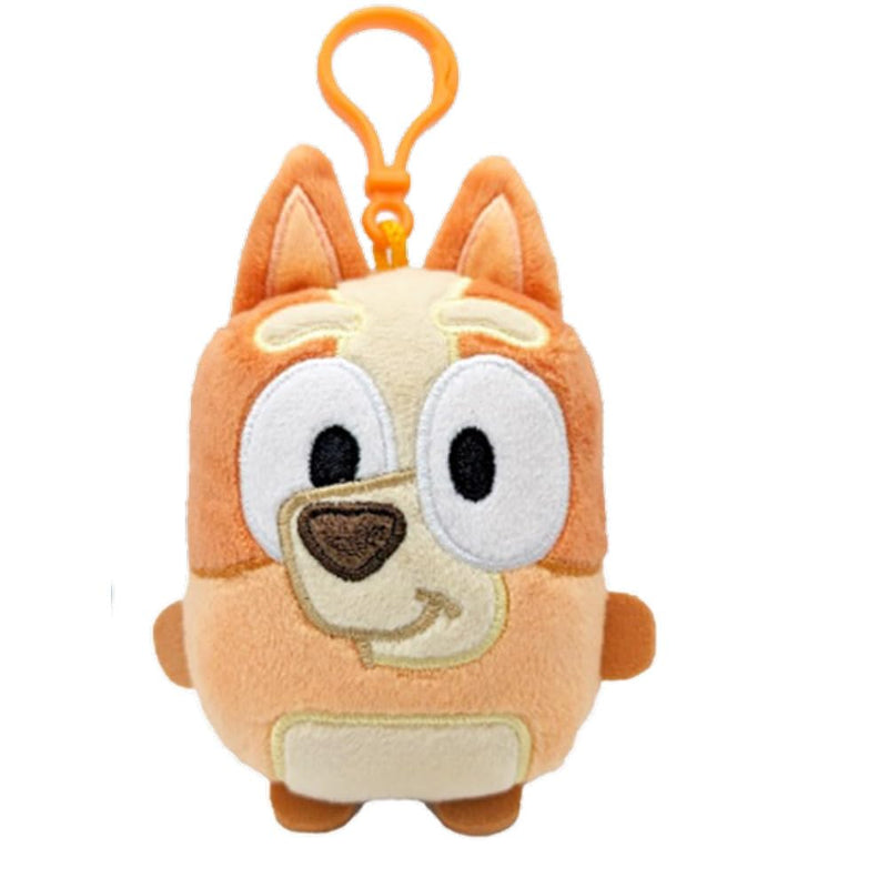 Bluey 90282 Bingo Mini Plush Keychain with Bag Clip, Multicoloured, One Size, Multicolor, One Size, multicoloured, One size