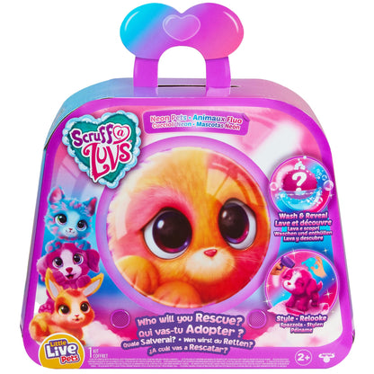 Little Live Pets Cancelled Scruff-a-Luvs - Neon Pets| Mystery Animal Reveal. Wash, Groom and Rescue A Cute Neon Colored Plush Pet