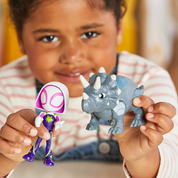 Hasbro Marvel Spidey and his Amazing Friends Hero Dino WEBS Ghost