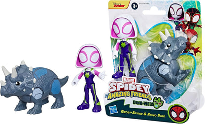 Hasbro Marvel Spidey and his Amazing Friends Hero Dino WEBS Ghost