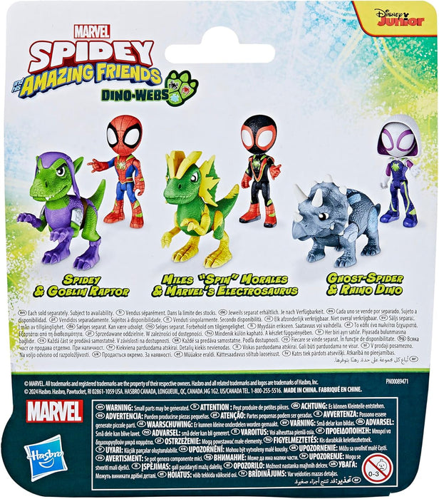 Hasbro Marvel Spidey and his Amazing Friends Hero Dino WEBS Ghost