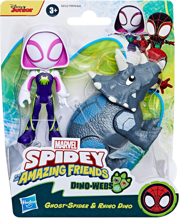 Hasbro Marvel Spidey and his Amazing Friends Hero Dino WEBS Ghost