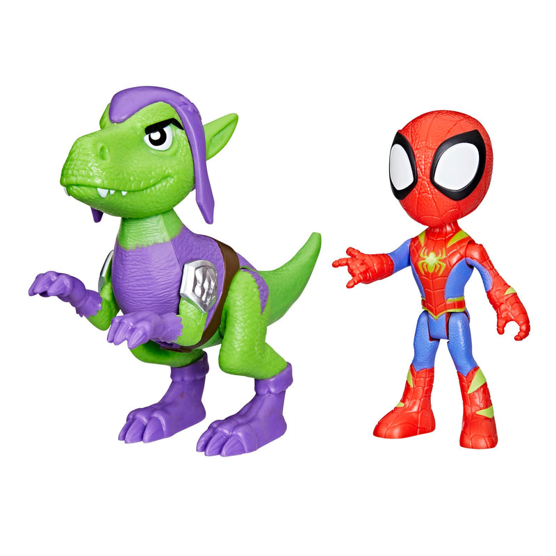 Marvel Spidey und Seine Super-Freunde Dino-Webs, Spidey und Kobold-Raptor Action-Figurenset