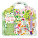 Stickerboek, Bosthema, 16 achtergrondscènes, inclusief pop-up scènes, 300 stickers, ideaal voor onderweg, vanaf 3 jaar
