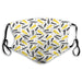 Blacky Face Scarf,Bohemian Exotic Plumage with Watercolor Spots Pastel Print,Printed Facial Decorations for Everyone