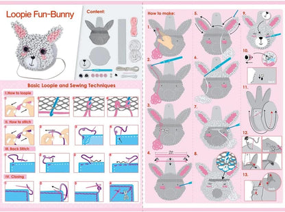 Avenir Loopie Fun Bunny Bag Craft Kit