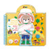 Avenir 6301896 Colouring Game Forest Animals, 4-in-1 Activity Book, DIY Creative Set with Colouring Pictures, Stamps, Stencils and Puzzle Games, for Children from 3 Years