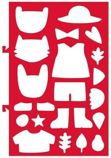 Avenir 6301896 Colouring Game Forest Animals, 4-in-1 Activity Book, DIY Creative Set with Colouring Pictures, Stamps, Stencils and Puzzle Games, for Children from 3 Years