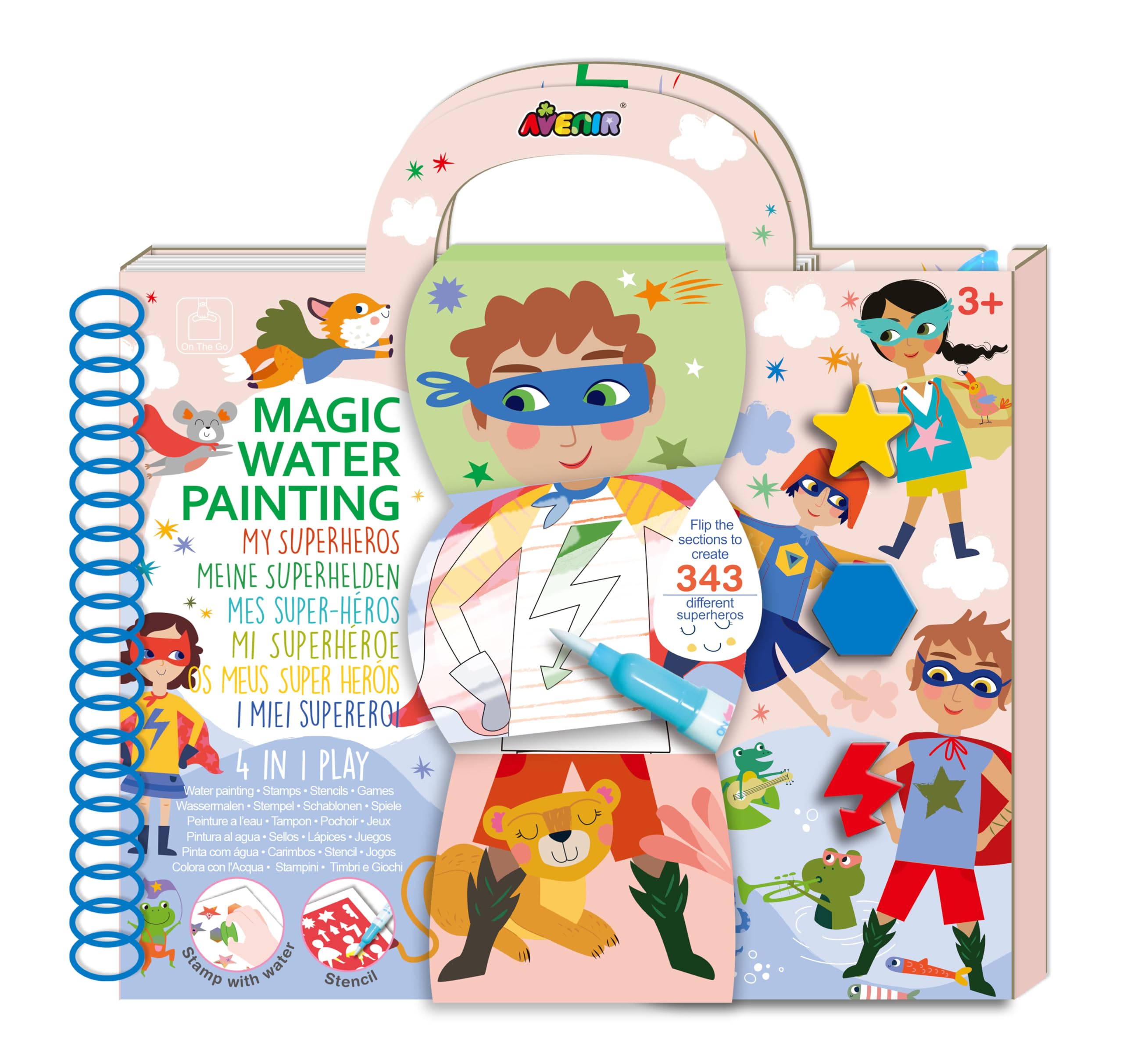 Avenir - Magic Water Painting - My Super Hero (58Ch231898)