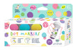 Hakuyoka Punktmarker, abwaschbar, 5-Farben-Set, griffig und ungiftig, lustige Punktkunst für Kinder (Pastellfarben