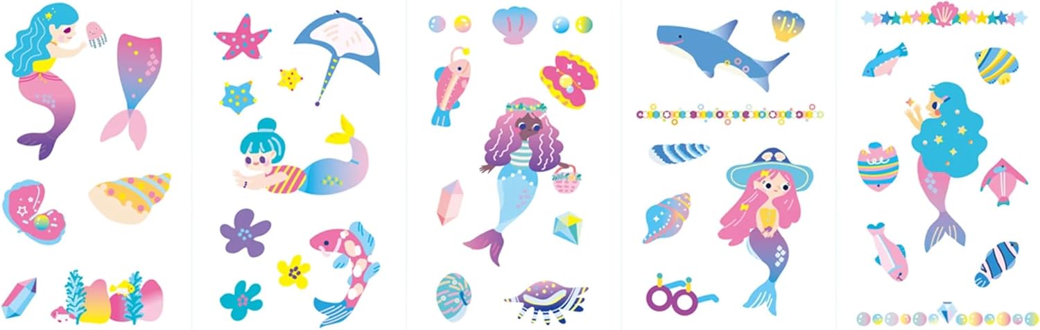 Avenir - Nail Stickers And Tattoos - Mermaid (58Na218204)