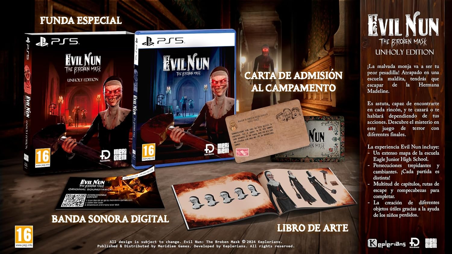 Evil Nun: The Broken Mask - Unholy Edition (PS5) Game