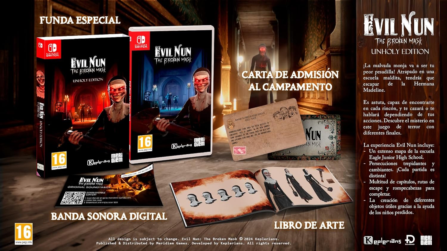 Evil Nun: The Broken Mask - Unholy Edition (Nintendo Switch) Game