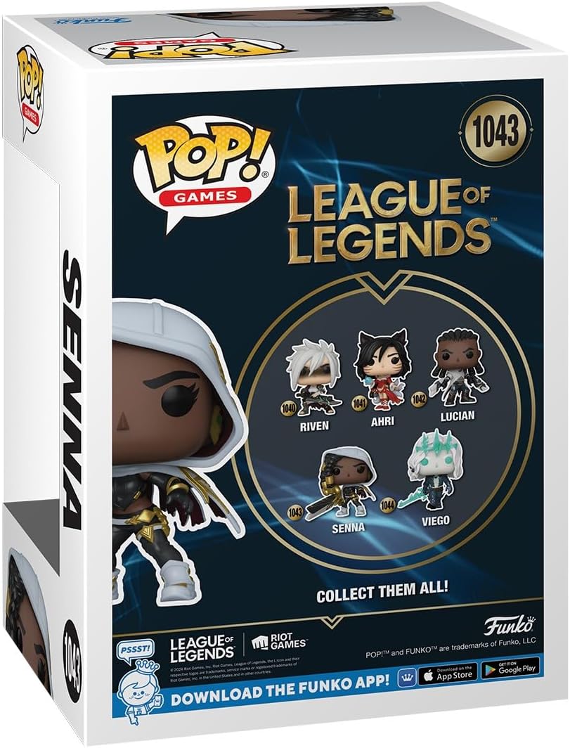 Funko POP! Games: LOL - Senna - League Of Legends - Collectable Vinyl Figure - Gift Idea - Official Merchandise - Toys for Kids & Adults - Video Games Fans - Model Figure for Collectors and Display