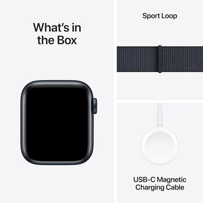 Apple Watch Se (Gps) - 2Nd Generation - 40 Mm - Midnight Aluminium - Smart Watch With Sport Loop - Soft Double-Layer Nyl