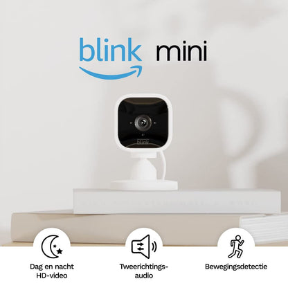 Blink - Mini Indoor Smart Wireless Security Camera - White