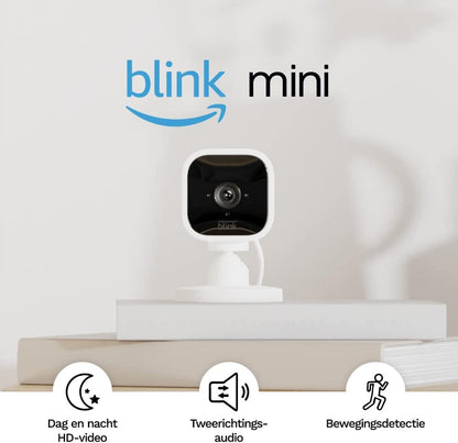 Blink - Mini Indoor Smart Wireless Security Camera - White