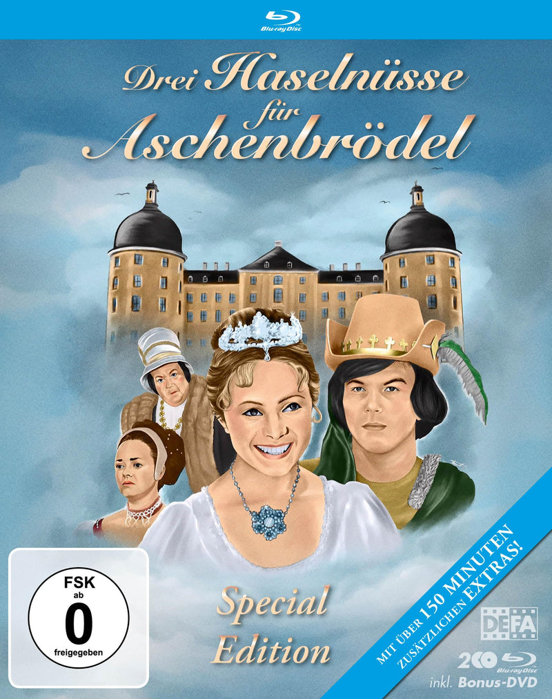 Drei Haselnüsse für Aschenbrödel - Special Edition mit Bonus-DVD (Filmjuwelen / DEFA-Märchen) (Blu-ray + DVD