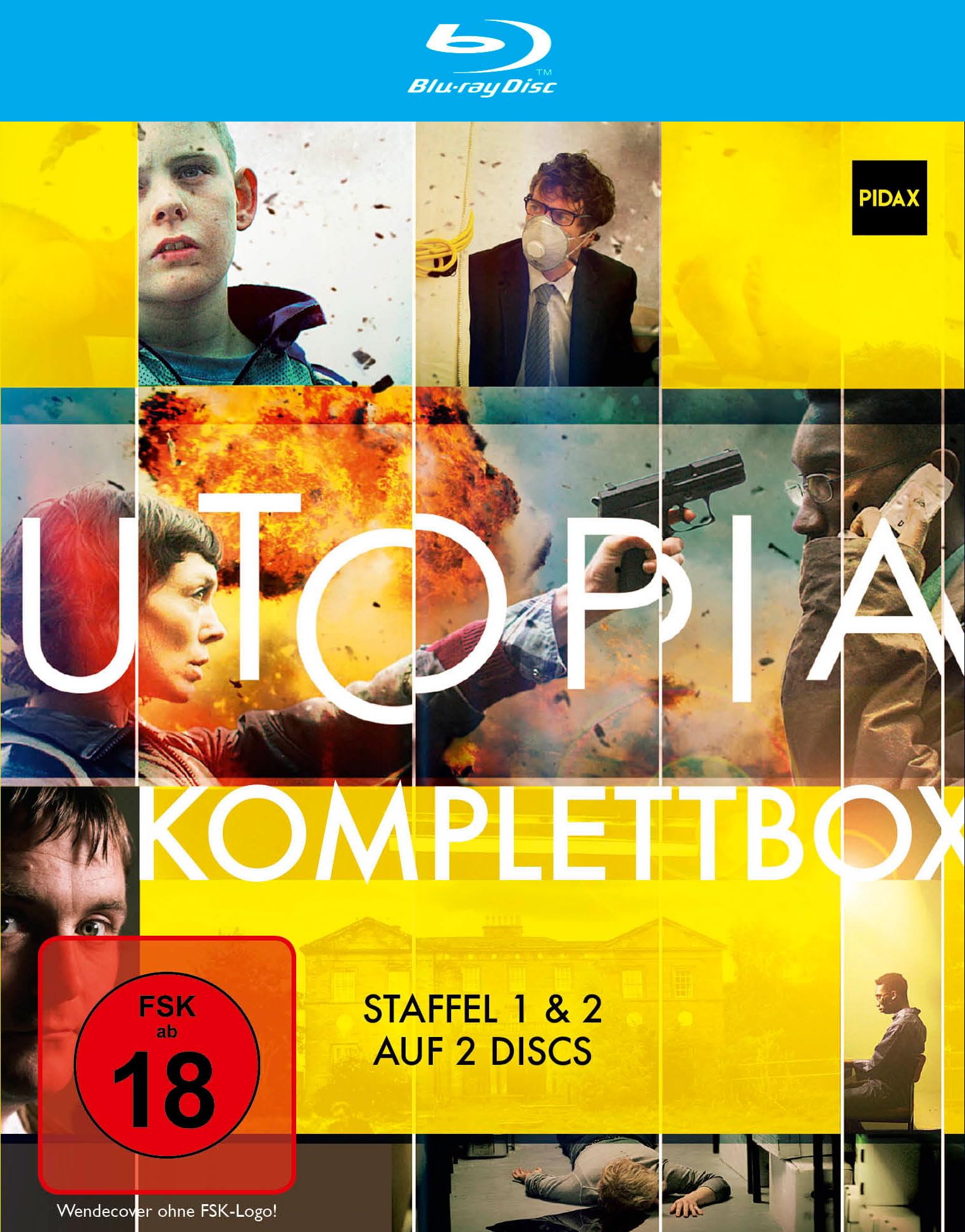 Utopia - Komplettbox / Die komplette dystopische Thriller-Serie mit Kultstatus