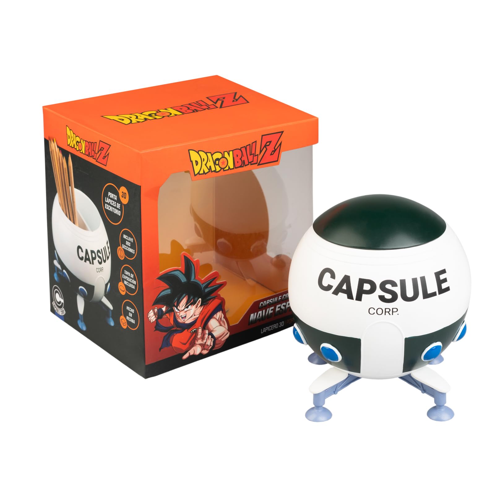 Grupo Erik Dragon Ball Stiftehalter | Stiftehalter für Schreibtisch, Stiftehalter, Stiftehalter, Stiftehalter | Schreibtisch-Organizer, Bürozubehör | Geschenke Dragon Ball Manga, Anime, Mehrfarbig