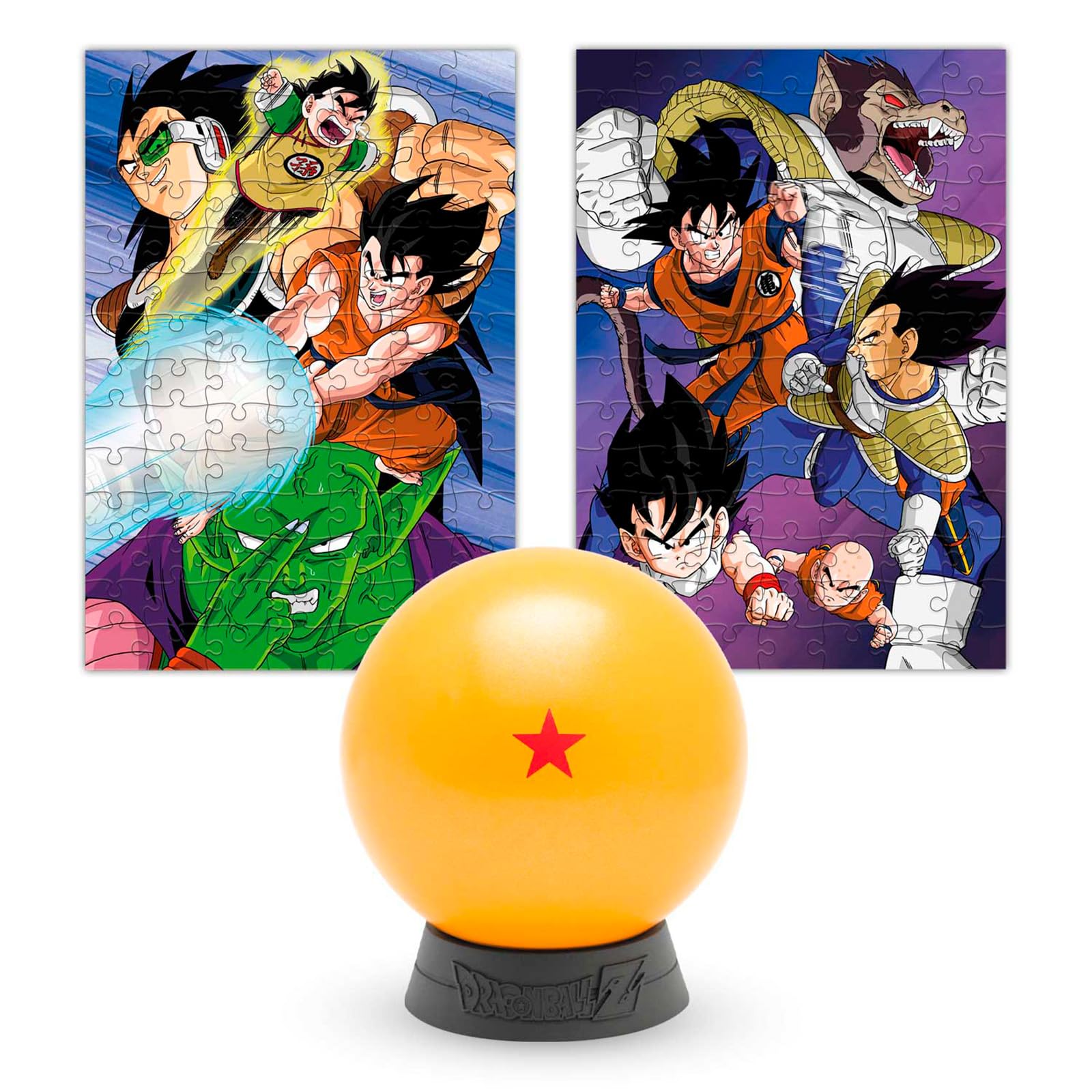 Grupo Erik: Puzzle Dragon Ball Z - Sfera del Drago 1 Stella | 7 Sfere del Drago Shenron, Puzzle da Collezione Dragon Ball, 18 x 26 cm + Sfera 10 x 10 cm, Dragon Ball gadget