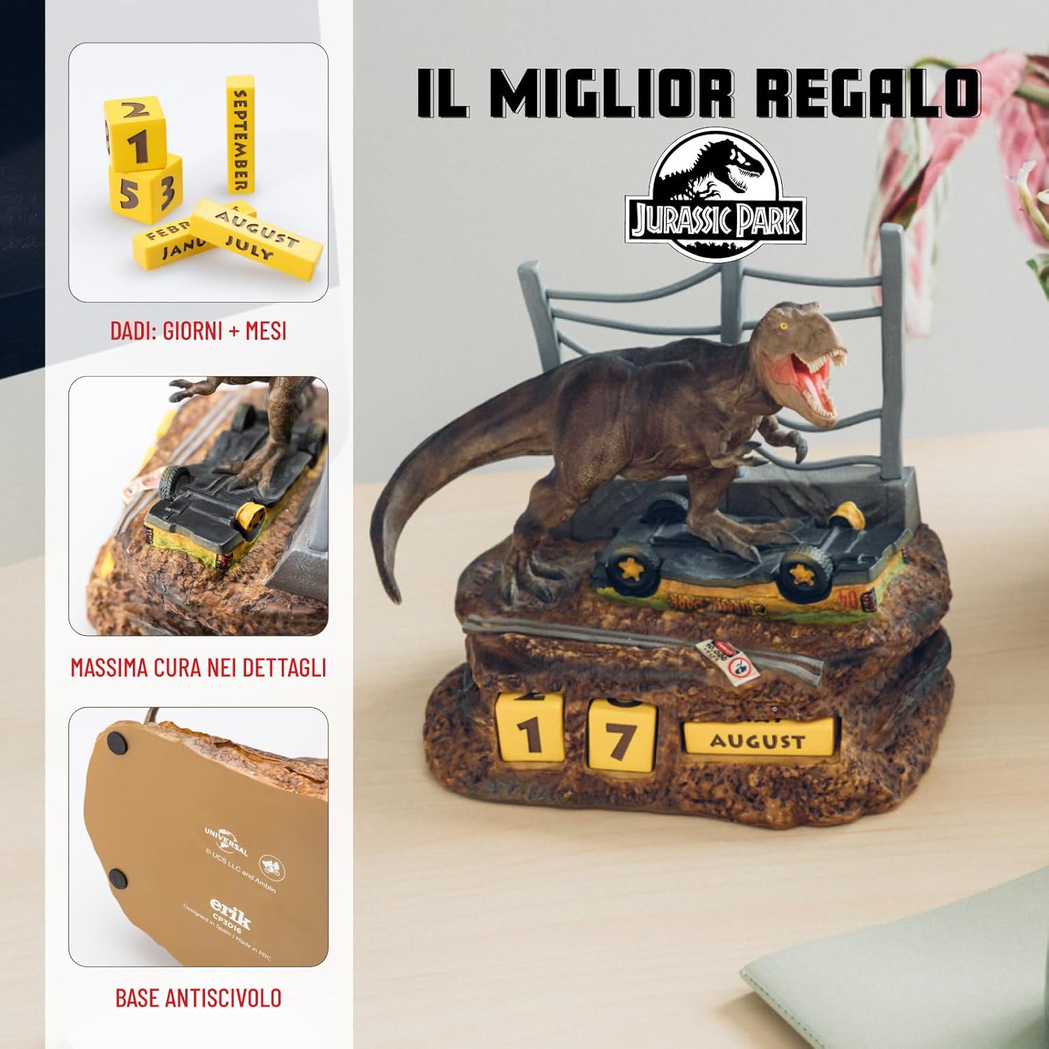 Calendario Perpetuo Jurassic Park