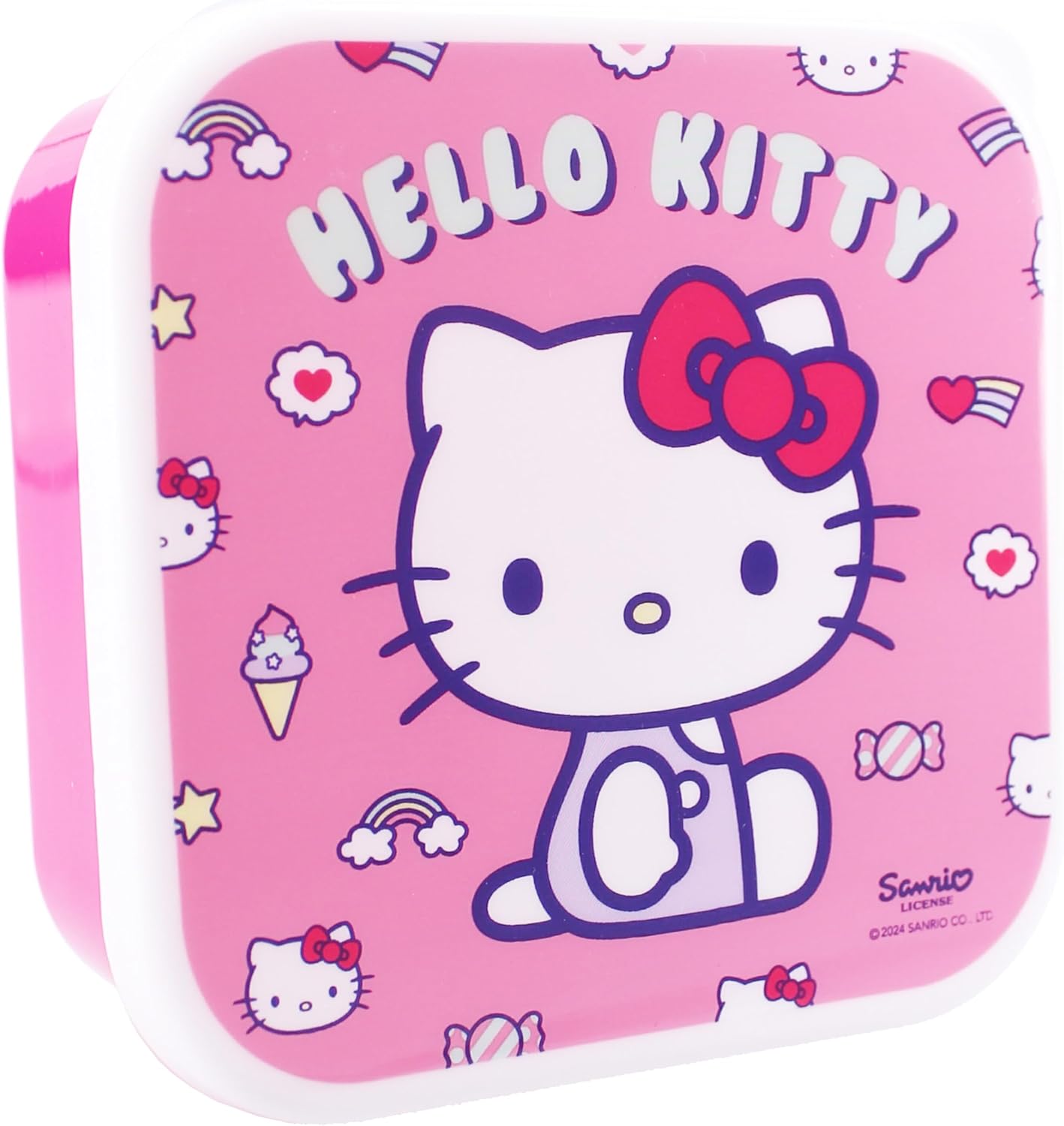 HELLO KITTY - Fresh Bites - Snack Boxes - 3 pcs
