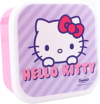HELLO KITTY - Fresh Bites - Snack Boxes - 3 pcs