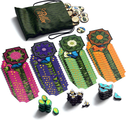 Pollen - Bard Game - Tile Laying Game - 2-4 Players - 40 Minute Play Time (Pollen Base Game